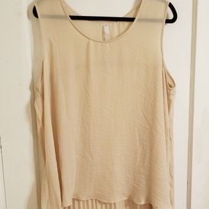 Melissa McCarthy Tops - EUC Melissa McCarthy High Low Sheer Tank Top Melissa McCarthy Tops - EUC Melissa McCarthy High Low Sheer Tank Top